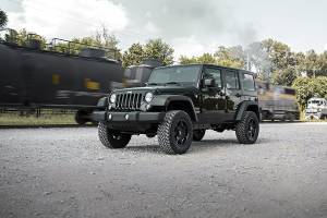 Rough Country - Rough Country - 2.5 Inch Lift Kit - Coils - V2 - Jeep Wrangler Unlimited 2WD/4WD (2007-2018) | 67970 - Image 2
