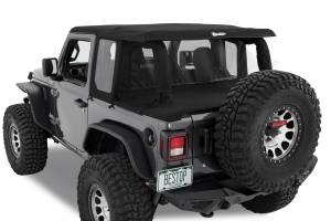Halftop Conversion Kit - Jeep '18-26 Wrangler JL 2-Door (Premium Black Twill) | 80101-17 - Image 3