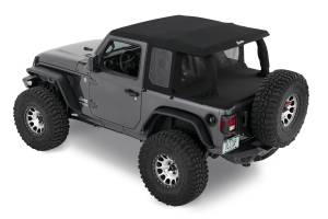 Halftop Conversion Kit - Jeep '18-26 Wrangler JL 2-Door (Black Diamond) | 80101-35 - Image 1