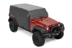 All Weather Trail Cover - Jeep '07-18 Wrangler JK / '18-26 JL 4-Door (Black, Hard Top) | 81045-01