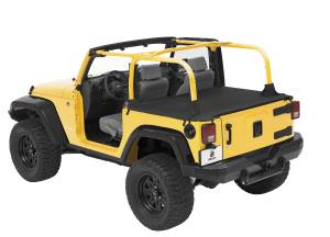 Duster Deck Cover - Jeep '07-18 Wrangler JK 2-Door (Black Diamond) | 90033-35