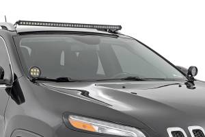 Rough Country - Rough Country - LED Light Kit - Roof Mount - 40 in. Black Single Row - Jeep Cherokee KL (14-23) | 70086 - Image 4