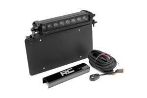 Rough Country - Rough Country - LED Light Kit - License Plate Mount - 8 in. Single Row Black Series | 70183 - Image 2