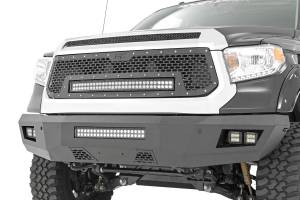 Rough Country - Rough Country - Mesh Grille - 30 in. Dual Row LED - Black - Toyota Tundra 2WD/4WD (2014-2017) | 70226 - Image 1