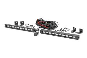 Rough Country - 10 Inch Black Series LED Light Bar - Slim Line- Pair | 70410ABL - Image 2