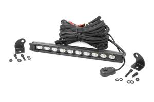 Rough Country - 10 Inch Black Series LED Light Bar- Slim Line | 70411ABL