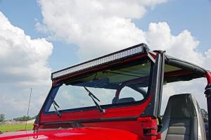 Rough Country - Rough Country - LED Light Mount - Upper Windshield - 50 in. Straight - Jeep Wrangler YJ (87-95) | 70508 - Image 3