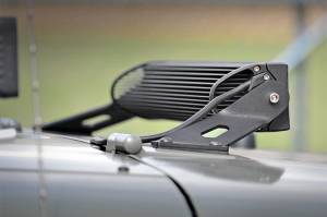 Rough Country - LED Light Mount - Hood - 20 in. - Jeep Wrangler JK/Wrangler Unlimited (07-18) | 70533 - Image 4