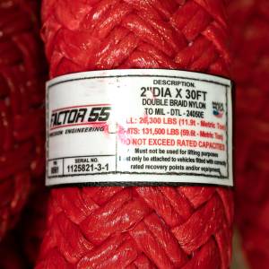EXTREME DUTY KINETIC ENERGY ROPE 2IN DIA X 30 FT | 00561