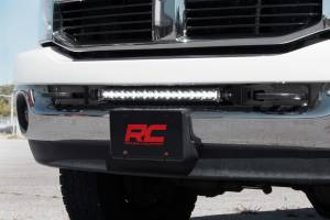 Rough Country - LED Light Kit - Bumper Mount - 20 in. Black Single Row - Ram 2500/3500 (10-18) | 70568BL - Image 2