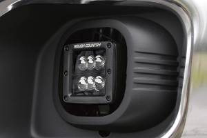 Rough Country - Rough Country - LED Light Kit - Fog Mount - 2 in. Black Pair - Ford F-250/F-350 Super Duty (11-16) | 70622 - Image 2