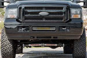 Rough Country - Rough Country - LED Light Kit - Bumper Mount - 20 in. Black Dual Row - Ford F-250/F-350 Super Duty (05-07) | 70665 - Image 2