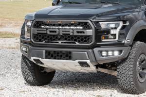 Rough Country - LED Light Kit - Grille Mount - 30 in. Black Single Row - Ford Raptor 4WD (17-20) | 70702 - Image 1