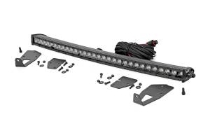 Rough Country - LED Light Kit - Grille Mount - 30 in. Black Single Row - Ford Raptor 4WD (17-20) | 70702 - Image 2