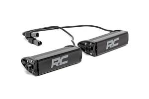 Rough Country - Rough Country - 6 Inch Chrome Series LED Light Bar - Single Row - Pair | 70706 - Image 2