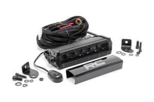 Rough Country - 6 Inch Black Series LED Light Bar - Single Row | 70707BL