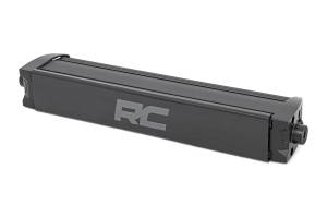 Rough Country - Rough Country - 12 Inch Black Series LED Light Bar - Single Row - Amber DRL | 70712BLDRLA - Image 2
