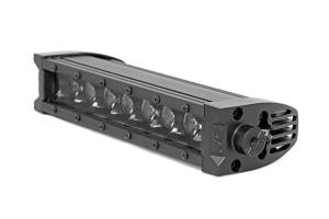 Rough Country - Rough Country - 8 Inch Black Series LED Light Bar - Single Row - Amber DRL | 70718BLDRLA - Image 2