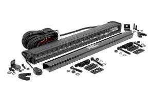 Rough Country - 20 Inch Black Series LED Light Bar - Single Row | 70720BL