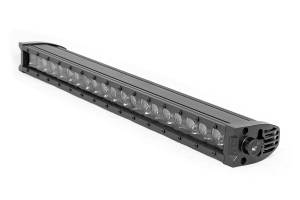 Rough Country - 20 Inch Black Series LED Light Bar - Single Row - Cool White DRL | 70720BLDRL