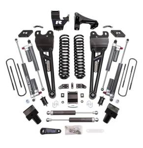 6" COIL SPRING SUSPENSION SYSTEM WITH FALCON MAX3.3 SHOCKS AND RADIUS ARMS - 2023-2025 FORD SUPER DUTY F250/F350 4WD | 43-23660
