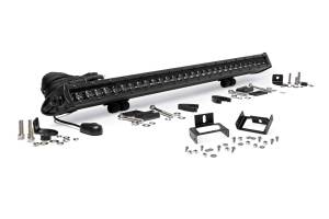 Rough Country - LED Light Kit - Grill Mount - 30 in. Black Single Row - Ford F-250/F-350 Super Duty (11-16) | 70770