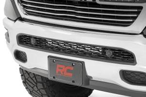 Rough Country - Rough Country - LED Light Kit - Bumper Mount - 20 in. Chrome Dual Row - Amber DRL - Ram 1500 (19-24) | 70781 - Image 6