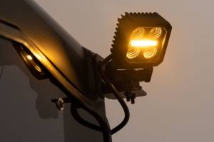 Rough Country - Rough Country - Black Series LED Light Pair - 2 Inch - Flood - Swivel Mount | 70802 - Image 4