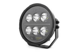 Rough Country - Rough Country - Black Series Halo LED Light Pair - White/Amber DRL - 6.5 Inch - Round | 70805B - Image 4