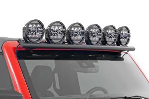 Rough Country - Rough Country - Black Series Halo LED Light Pair - White/Amber DRL - 6.5 Inch - Round | 70805B - Image 5