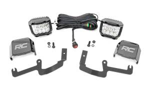 Rough Country - Rough Country - LED Light Kit - Ditch Mount - 3 in. OSRAM - Wide - Chevy Silverado 1500 (19-24) | 70845 - Image 1