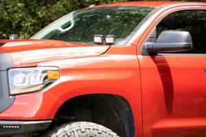 Rough Country - Rough Country - LED Light Kit - Ditch Mount - Dual 2 in. Black Pairs - Spot/Flood - Toyota Tundra (14-21) | 70866 - Image 5