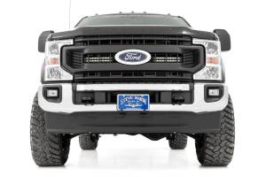 Rough Country - LED Light Kit - Grille Mount - 10 Inch Black - Slimline - Ford F-250 Super Duty (20-22) | 70898 - Image 2