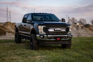 Rough Country - LED Light Kit - Grille Mount - 10 Inch Black - Slimline - Ford F-250 Super Duty (20-22) | 70898 - Image 5