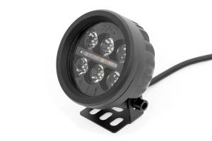 Rough Country - Rough Country - Black Series Round LED Light Pair - 3.5 Inch - Amber DRL | 70900A - Image 2