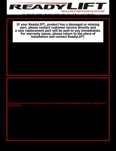 6'' Big Lift Kit 2025 1500 Trail Boss / AT4 | 44-35625