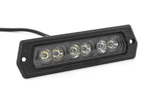 Rough Country - Rough Country - 6 Inch Black Series LED Lights - Flush Mount - Pair | 70916BL - Image 2