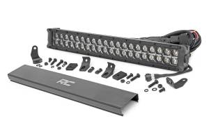 Rough Country - 20 Inch Black Series LED Light Bar - Dual Row - Amber DRL | 70920BDA