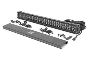 Rough Country - Rough Country - 30 Inch Black Series LED Light Bar - Dual Row - Cool White DRL | 70930BD - Image 1