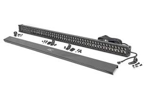 Rough Country - 50 Inch Black Series LED Light Bar - Dual Row - Amber DRL | 70950BDA