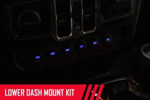 Rough Country - Rough Country - MLC-6 - Multiple Light Controller - Lower Dash - Jeep Wrangler JL/Wrangler Unlimited (18-25) | 70964 - Image 4