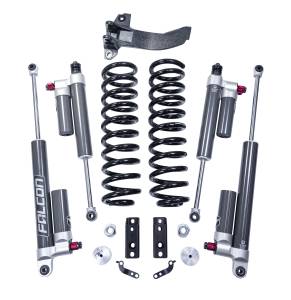 2.5" Coil Spring Front Lift Kit W/Falcon 3.3 Shocks - Ford Super Duty Diesel 4WD 2020-2025 | 46-20255