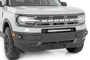 Rough Country - Rough Country - LED Light Kit - Bumper Mount - 20 in. Black Single Row - Ford Bronco Sport (21-25) | 71036 - Image 3