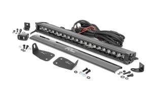 Rough Country - Rough Country - LED Light Kit - Bumper Mount - 20 in. Black Single Row - White DRL - Ford Bronco Sport (21-25) | 71037 - Image 2