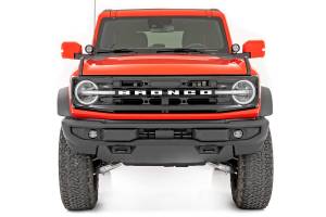Rough Country - Rough Country - LED Light Kit - Ditch Mount - 3.5 in. Black Round Pair - Amber DRL - Ford Bronco (21-25) | 71078 - Image 2