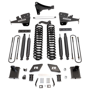 7" Coil Spring Lift Kit With SST3000 Shocks - Ford Super Duty Diesel F-250 Without Camper Spring Package 4WD 2017-2022 | 49-27700