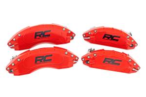 Rough Country - Rough Country - Caliper Covers - Front and Rear - Red - Jeep Wrangler JK/Wrangler Unlimited (07-18) | 71140A - Image 3