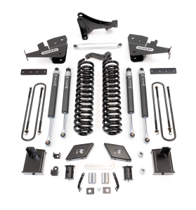 7" Coil Spring Lift Kit With Falcon Shocks - Ford Super Duty Diesel F-250 Without Camper Spring Package 4WD 2017-2022 | 49-27720