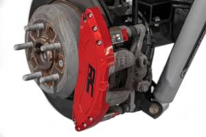 Rough Country - Caliper Covers - Rear - Red - Sport - Jeep Wrangler JL (21-24)/Wrangler Unlimited (18-25) | 711502 - Image 2