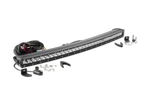 Rough Country - 30 Inch Chrome Series LED Light Bar - Curved - Single Row | 72730